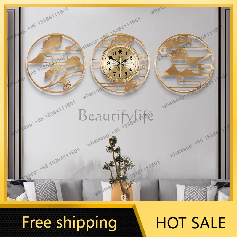Luxury Lifestyle Watches - LJY Round Chinese Style Minimalist Wall