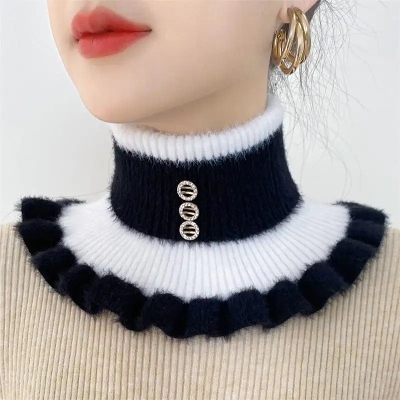 Velvet Jewelry Box - 2025 New Knitted Stripe Lapel Collar