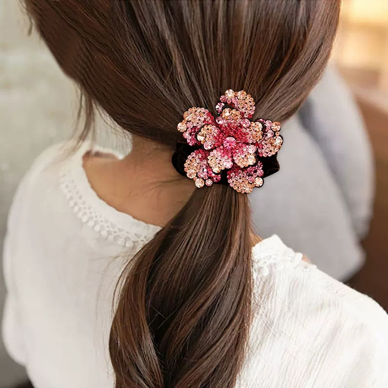 Women Rhinestone Scrunchies Ve - đánh giá và giá Velvet Jewelry Box