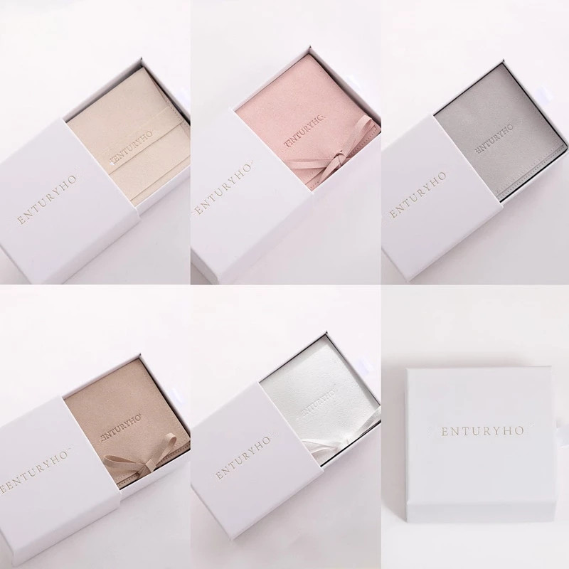 Tùy Chỉnh Logo Bao Bì Túi In H - đánh giá và giá Velvet Jewelry Box