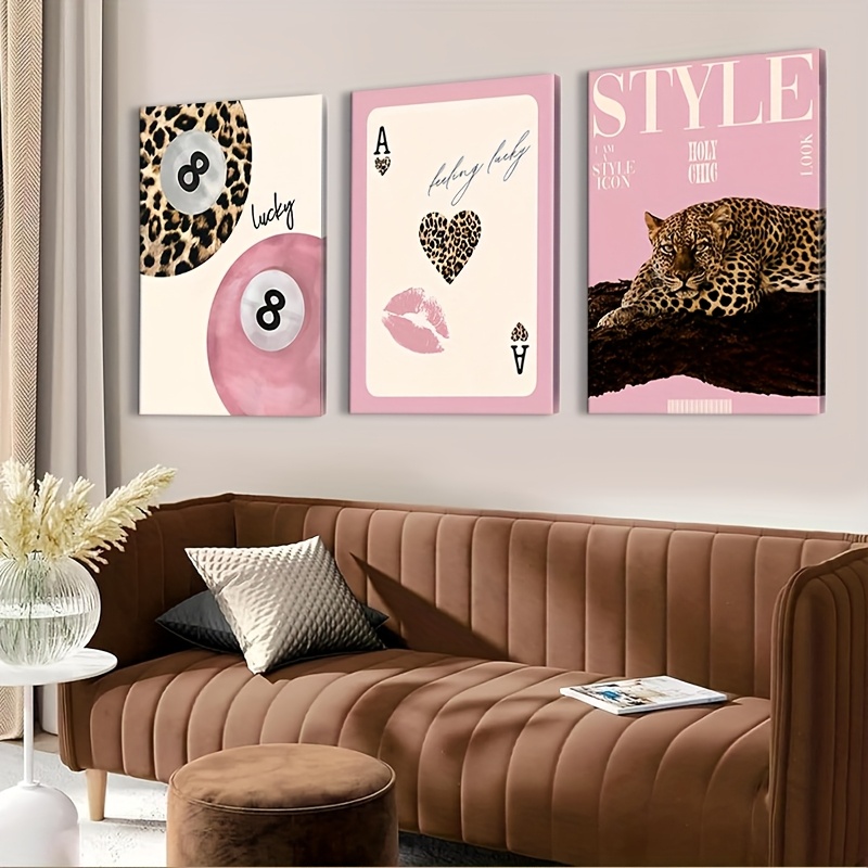 3pcs Leopard Cheetah Canvas Wa - đánh giá và giá Quiet Luxury Lifestyle