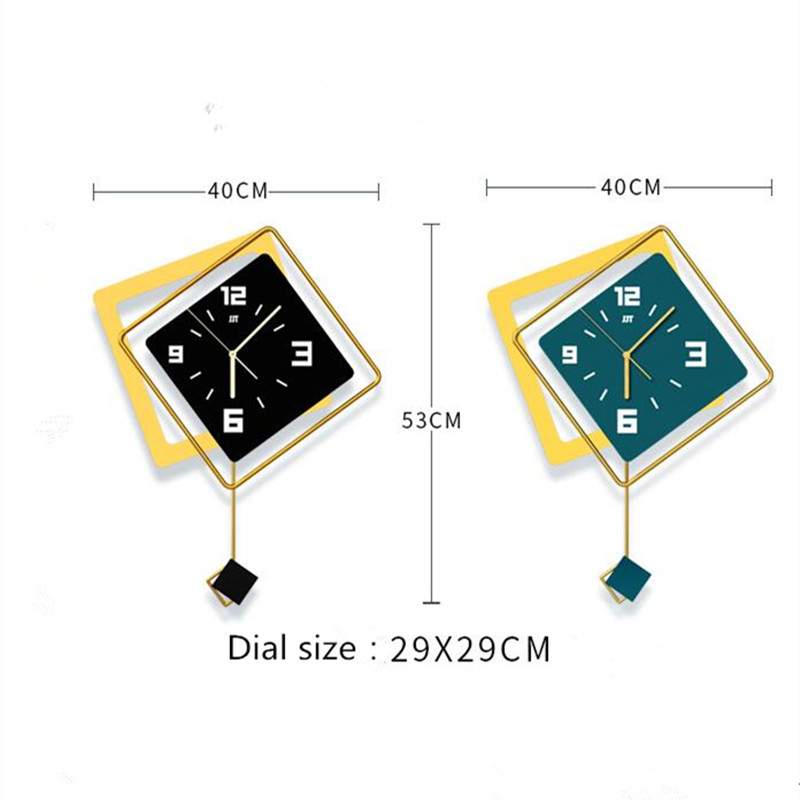 3D Nordic square Swing Wall Cl - đánh giá và giá Luxury Lifestyle Watches