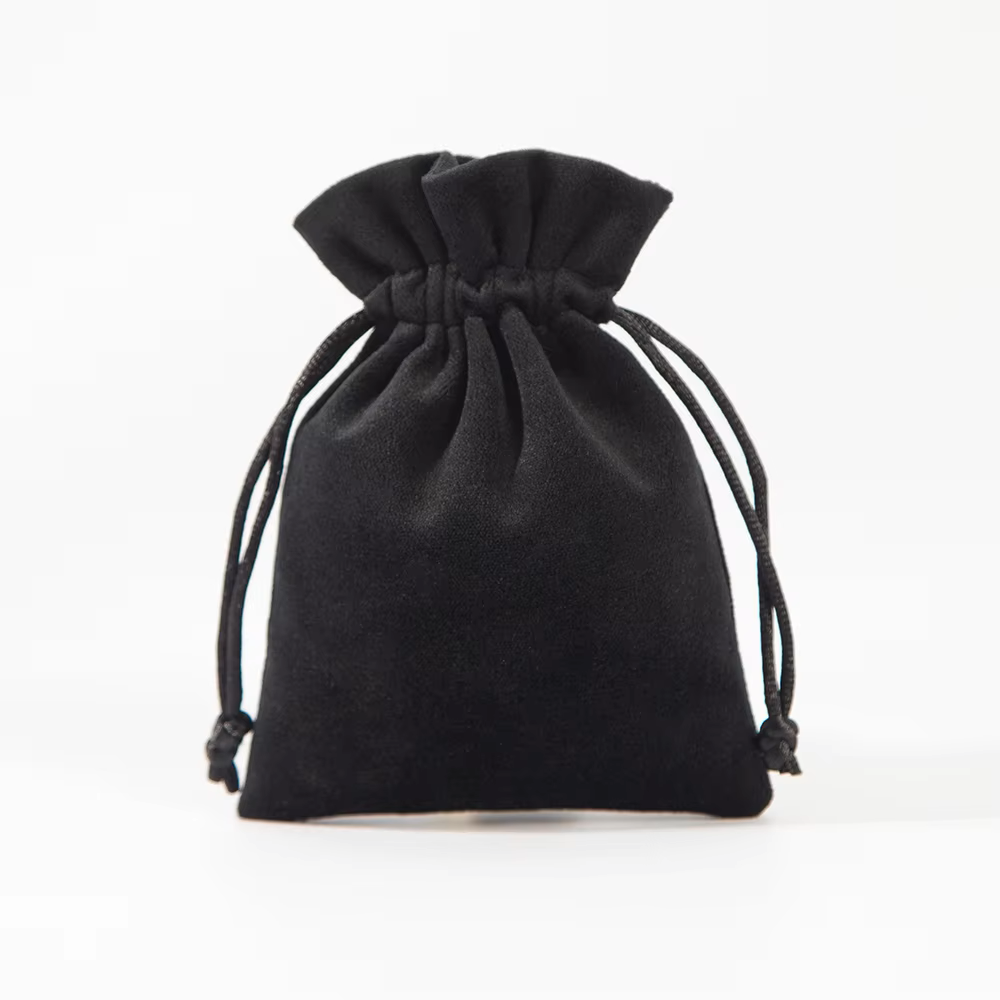 10Pcs Black Velvet Drawstring  - đánh giá và giá Velvet Jewelry Box