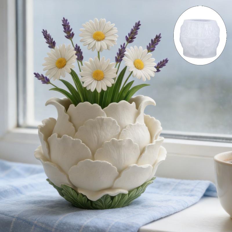 3D Handmade Peony Flower Pot S - đánh giá và giá Quiet Luxury Lifestyle