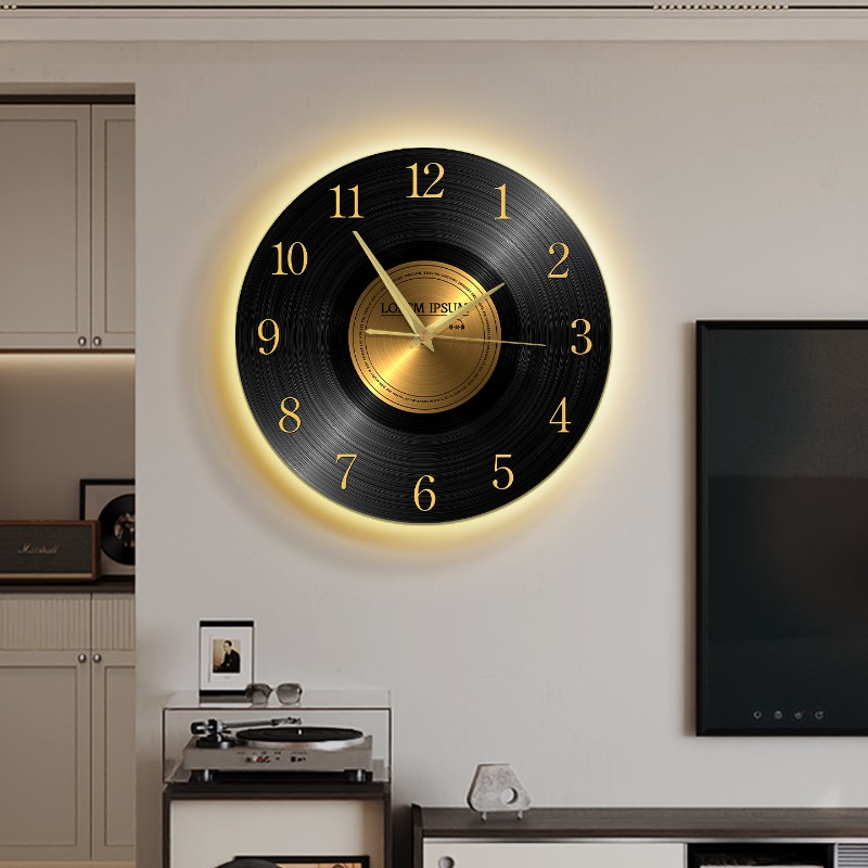Vintage Wall Clock with Light  - đánh giá và giá Luxury Lifestyle Watches